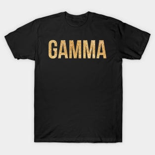 Gold Gamma T-Shirt
